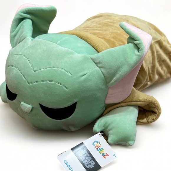 New Disney Store Grogu Cuddleez Plush – Star Wars: The Mandalorian – Large 23'' - Picture 2 of 10